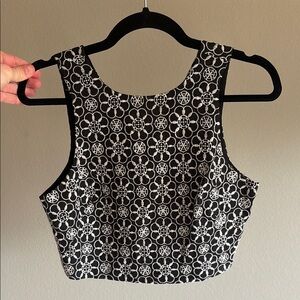 Maeve by Anthropologie Crop Floral Top